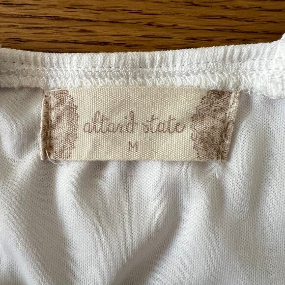 ALTARD STATE Raina White Fit n Flare Sundress Womens M Boho Beach Twee - Picture 4 of 8